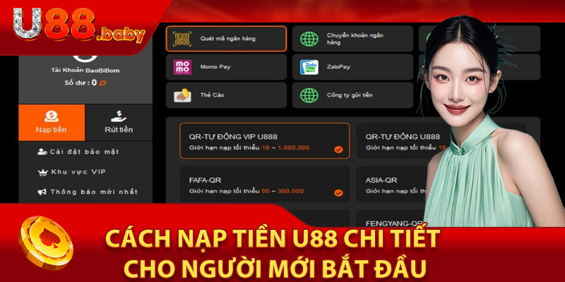 Cách Nạp Tiền U88 Chi Tiết Cho Người Mới Bắt Đầu